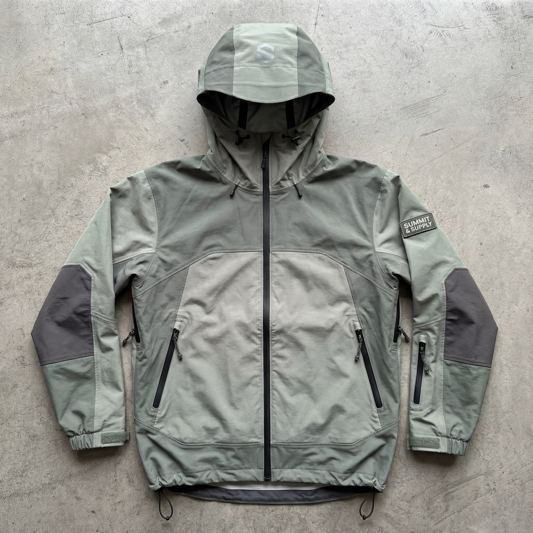 Ridgeline Drift - Utility Shell Jacket